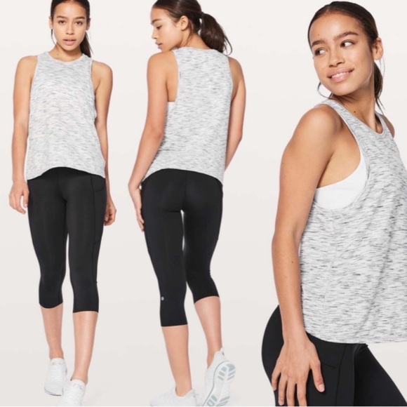 lululemon athletica Tops - Lululemon Squad Goals Tank Tiger Space Dye Black